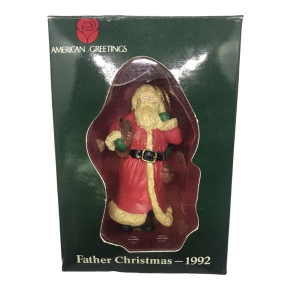 Vintage American Greetings “Father Christmas - 1992” Ornament - Picture 2 of 11